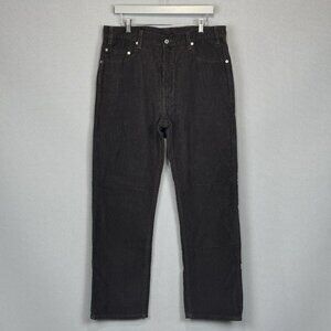 Vintage Levis 505 Corduroy Pants Mens 36x30 Brown Regular Straight Stretch Y2K